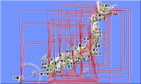 1993年就航路線