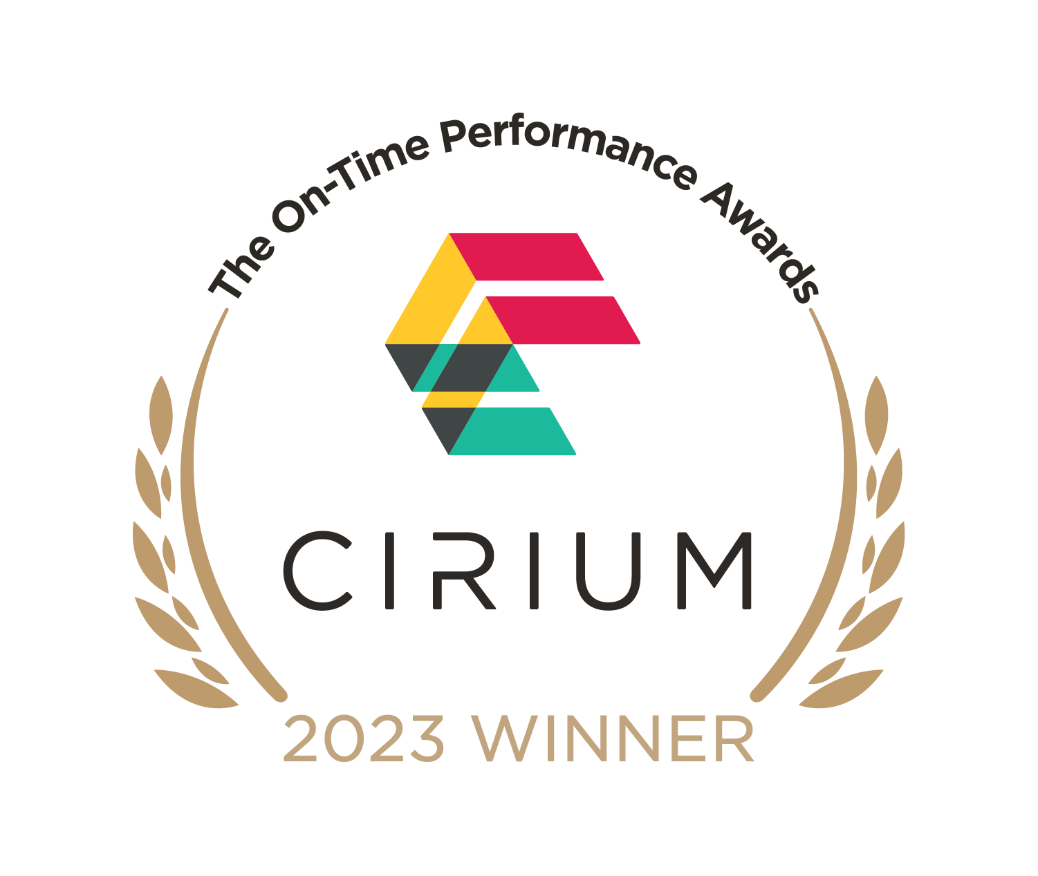 The On-Time Performance Awards CIRIUM 2023 WINNER