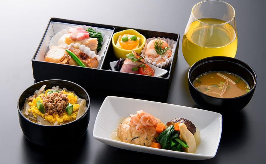 ANA Premium Class - Dining / Drink -|Domestic Flights|ANA