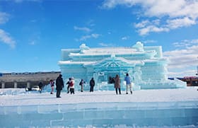 氷の世界を楽しめるイベント 「もんべつ流氷まつり」