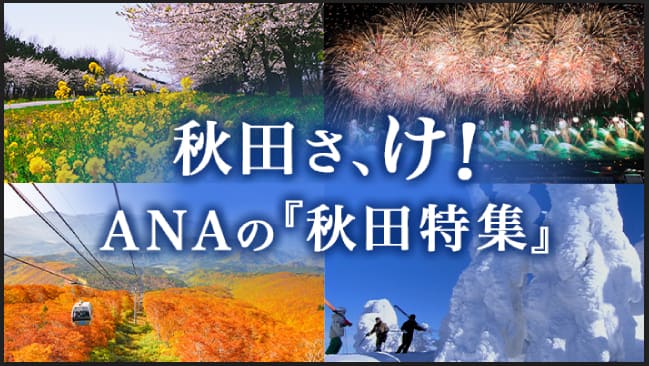 秋田さ、け！ANAの「秋田特集」