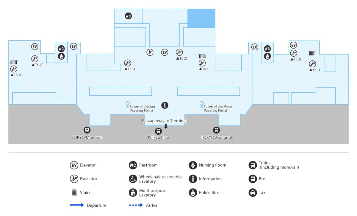 Airport Guide for Haneda Airport Terminal 1 | Airport Guide [Domestic ...