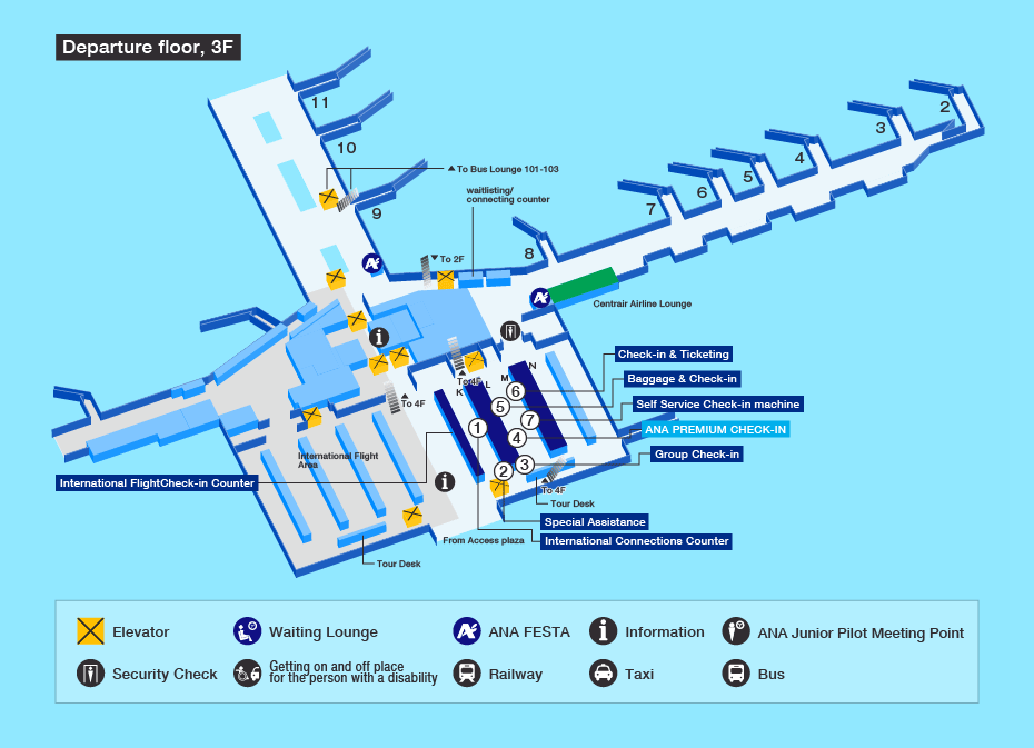 Airport Guide for Chubu Centrair Int'l Airport | Airport Guide ...