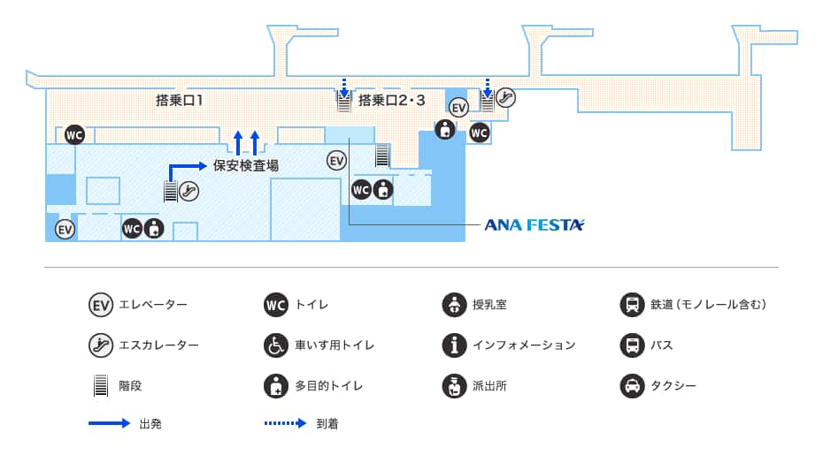 大分空港 空港案内 国内線 空港 機内で Ana