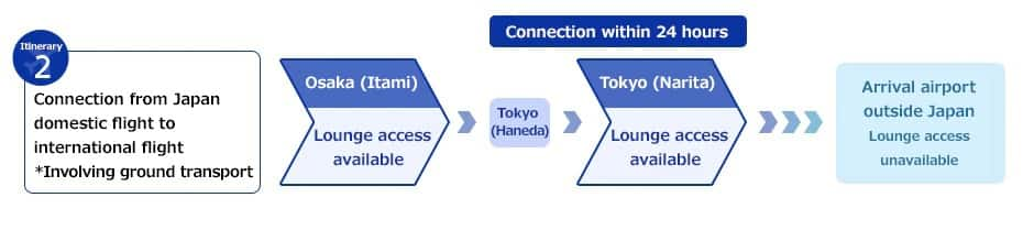 Process for Connecting From a Domestic to an International Flight