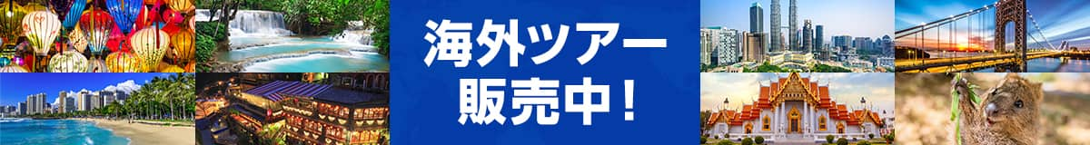 海外ツアー販売中！