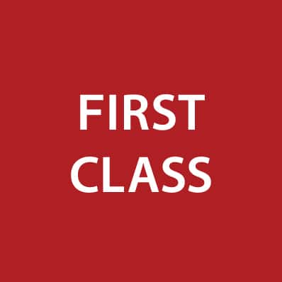 FIRST CLASS