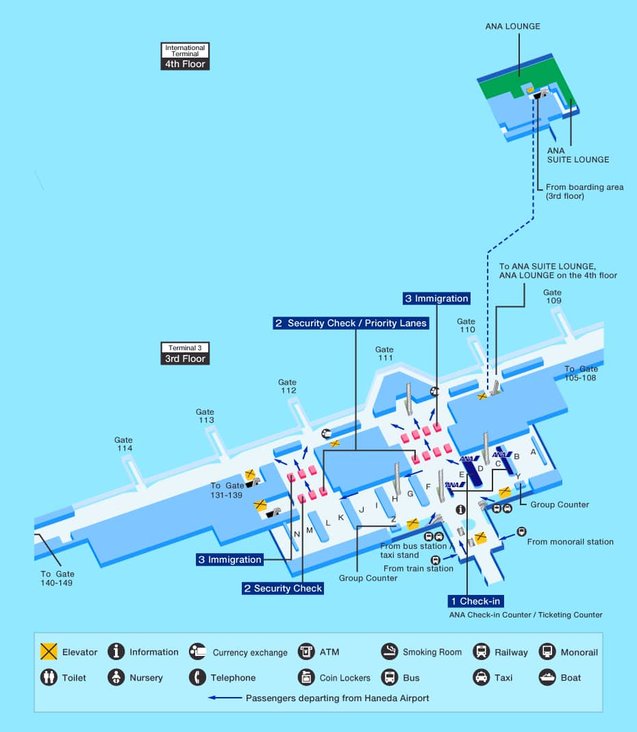 Tokyo International Airport (Haneda)Airport Guide|International flights|ANA