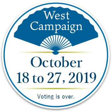 Voting is over. The voting period for the West Campaign is October 18 to 27, 2019.