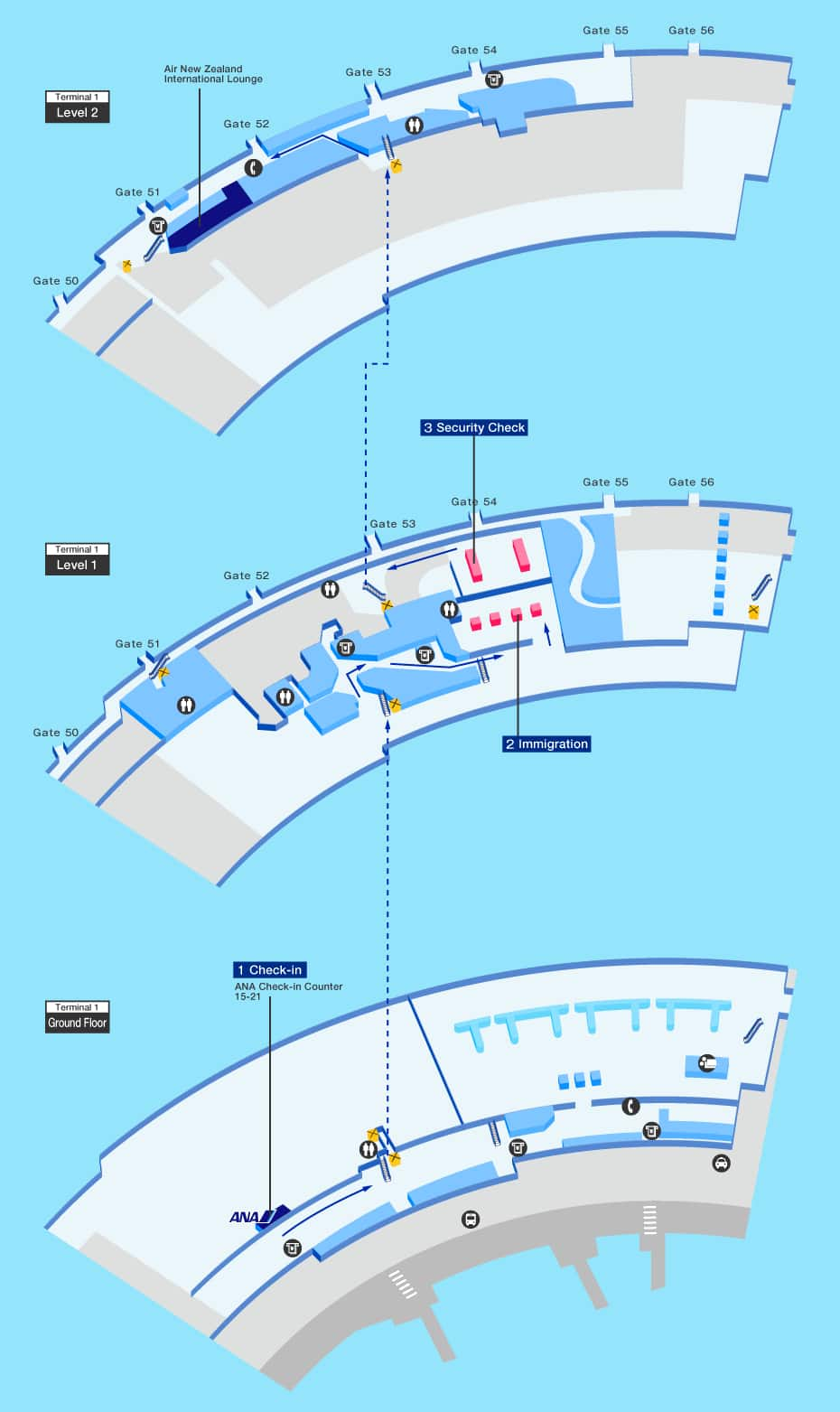 Guide for facilities in Perth Airport | Airport Guide [International ...