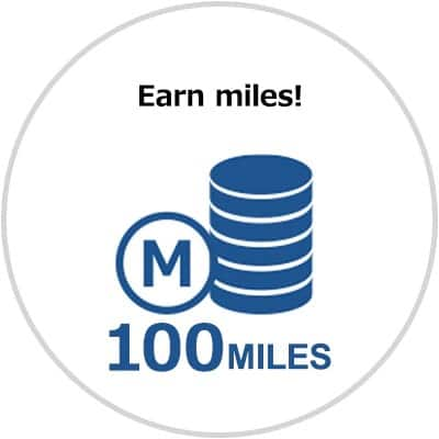 Earn miles!