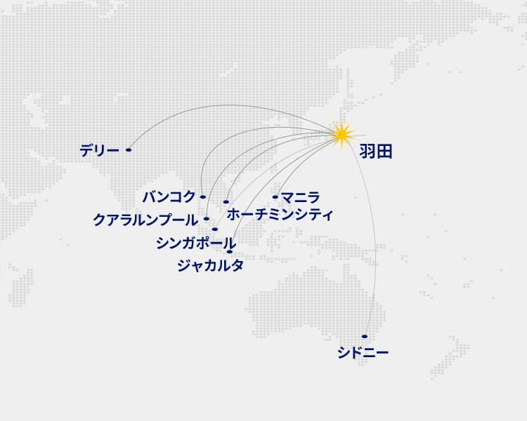 東南アジア・インド・オセアニアMAP