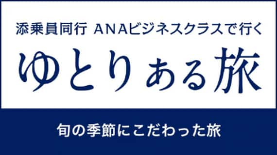 添乗員同行 ANAビジネスクラスで行く ゆとりある旅