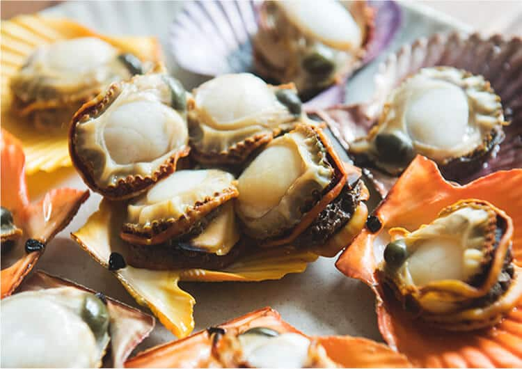 Steamed Hiogigai with Sake