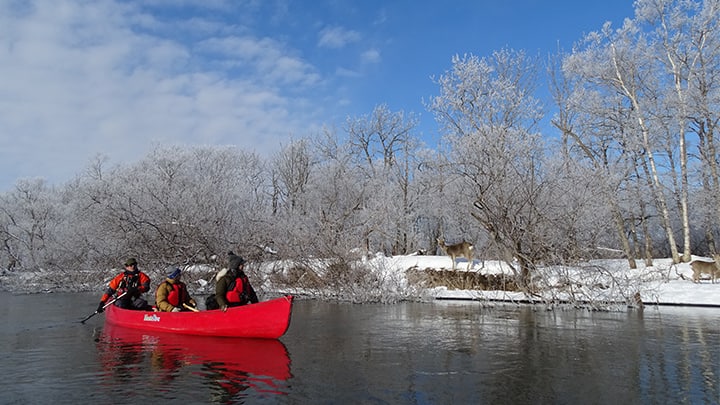 Canoeing in Kushiro