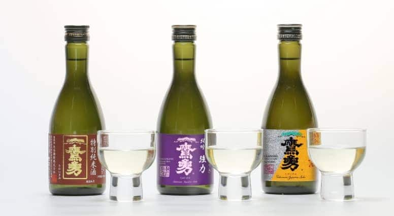 Sake bottles of Otani Shuzo