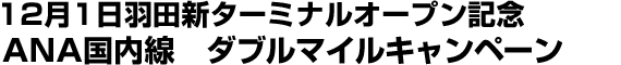 ANA国内線キャンペーン