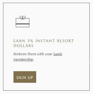 Image of earning Resort Dollars