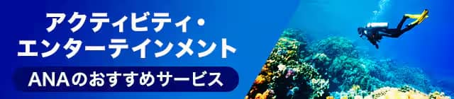 アクティビティ・エンターテインメント　ANAのおすすめサービス