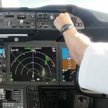 コックピットの機器類