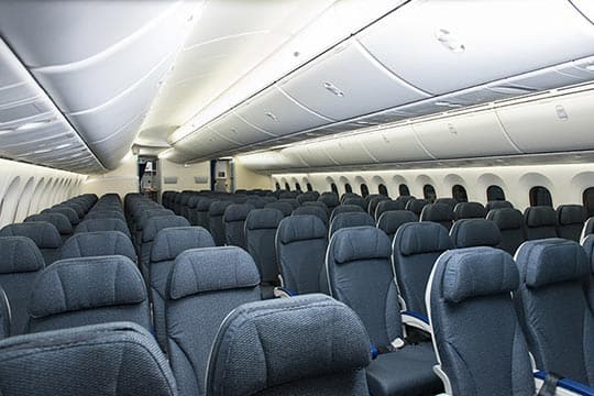 エコノミークラス。