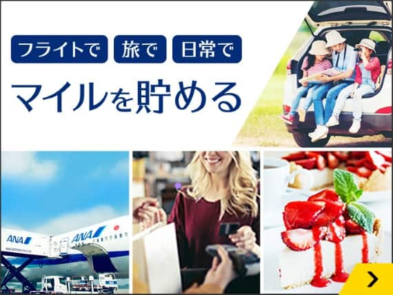 フライトで 旅で 日常で　マイルを貯める