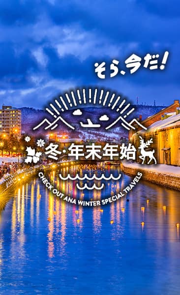 この冬は、思い出に残る旅へ出かけよう！そら、今だ！2024-2025　冬・年末年始旅行特集