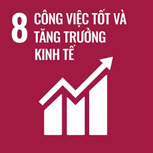 SDGs Số8 Công việc tốt và tăng trưởng kinh tế