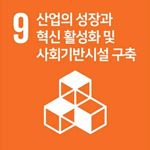 목표 9. 산업의 성장과 혁신 활성화 및 사회기반시설 구축