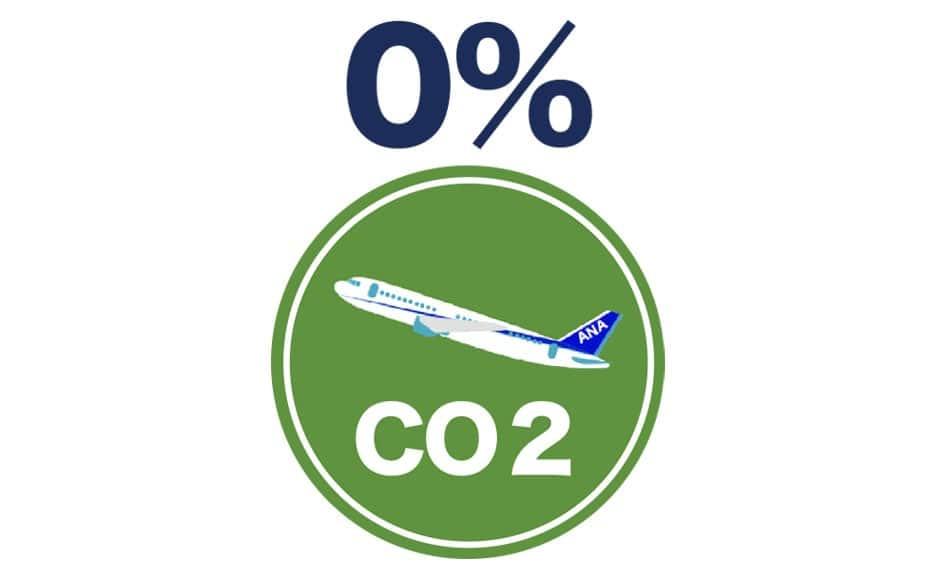 2050년도까지 항공기 운항으로 발생하는 CO2 배출량을 실질 제로